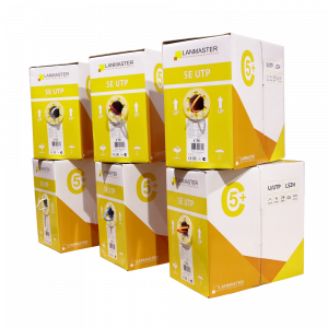 Кабель LANMASTER UTP, 4 пары, кат. 5Е,  350Mhz, нг(А)-HFLTx, 305 м